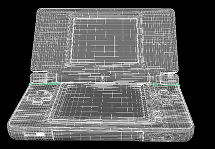 Wireframe, front view