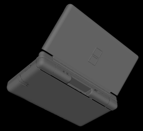 Clay render, rear view