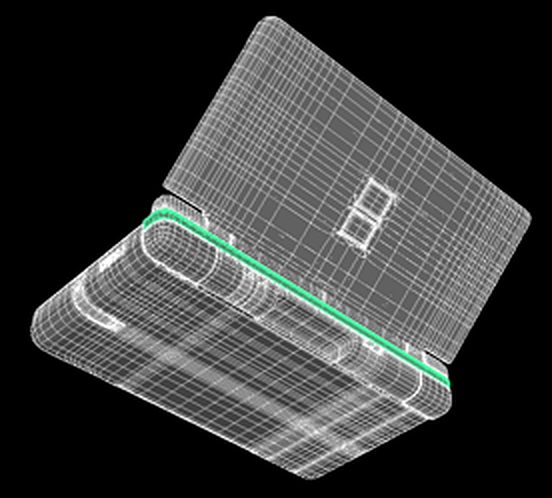 Wireframe, rear view